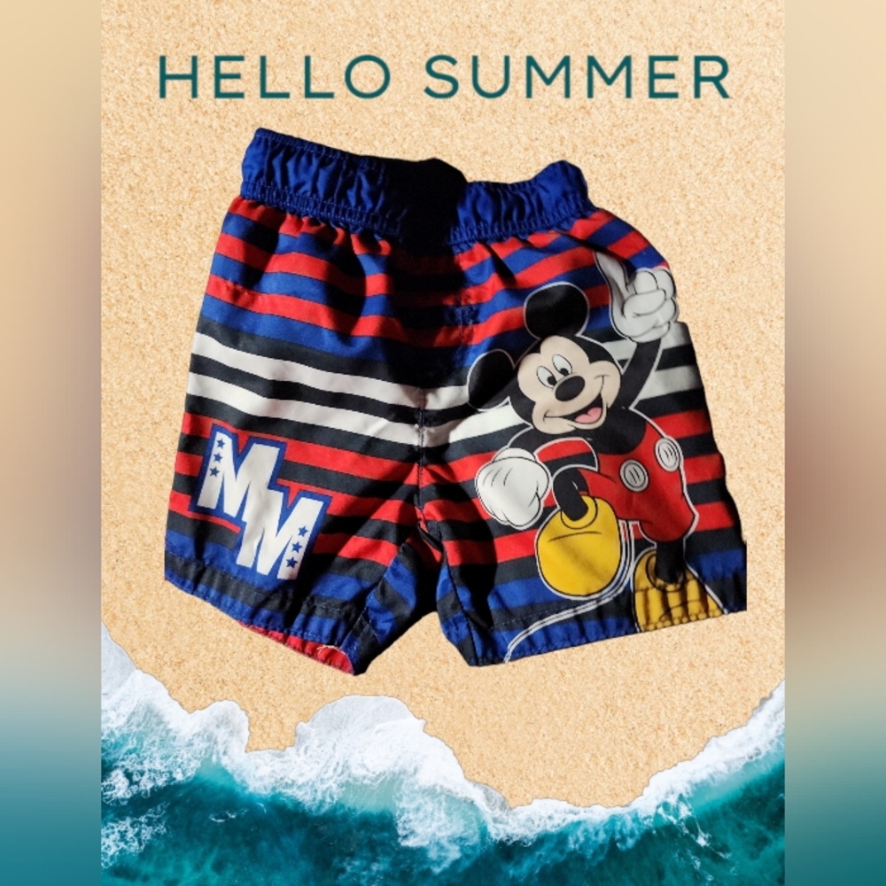 Disney Mickey Swimming Trunks Size 3T